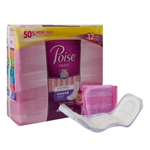 Poise Other Poise Ultimate Pads Long Length For Day Or Night Size 6